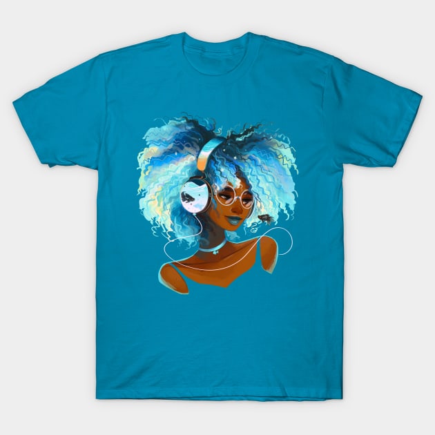 Ocean Vibes T-Shirt by GDBee